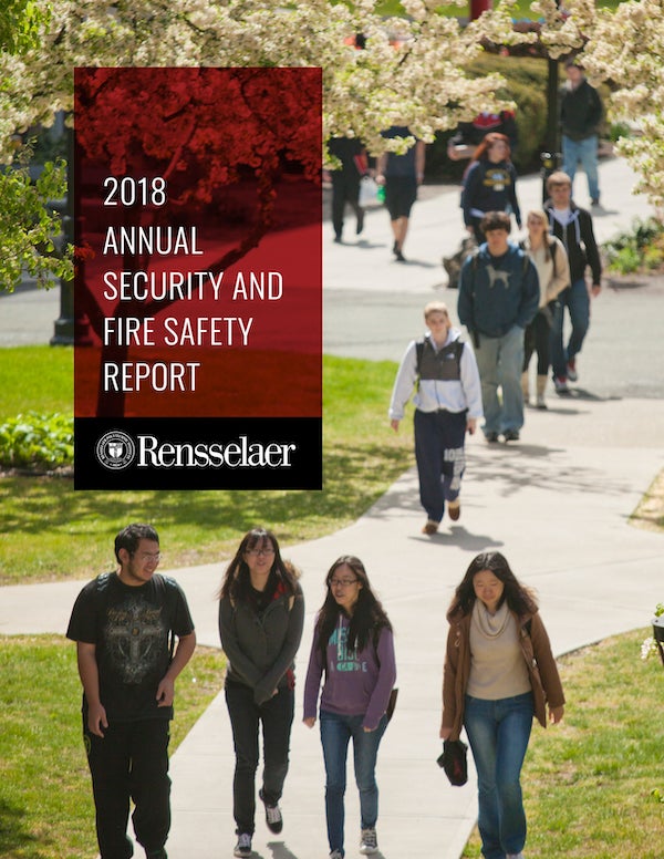 Cover image for the 2018 Annual Security and Fire Safety Report